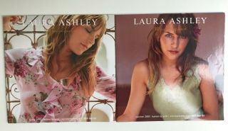2 X 50 Year Anniversary Laura Ashley Fashion Catalogues / Brochures 2003 Rare