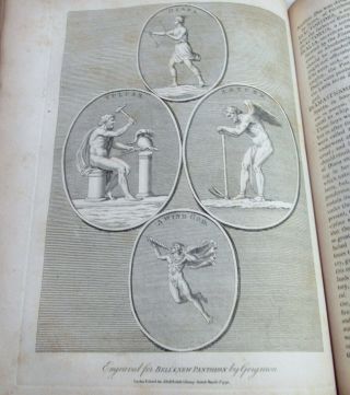 Dictionary Of The Gods/1790/rare 1st Edition/36 Copper Engraved Plates/john Bell