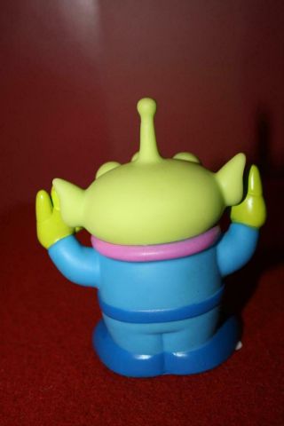 Disney Pixar Toy Story Alien Pizza Planet Claw Alien Squeaks RARE 2003 Vinyl 4 