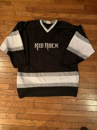 Kid Rock " Bad Ass " Hockey Jersey From 2002 " Cocky " Tour - Sz Xl Rare