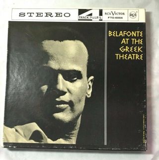 Rare 7 - 1/2ips Belafonte At The Greek Theatre 1963 Reel Tape Guaranteed Like