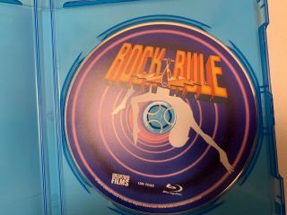 Rock & Rule 25th Anniversary BluRay RARE OOP Lou Reed Iggy Pop Nelvana Perfect 5
