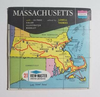 Rare View - Master Massachusetts State Tour Series A725 3 Reel Set,  Booklet