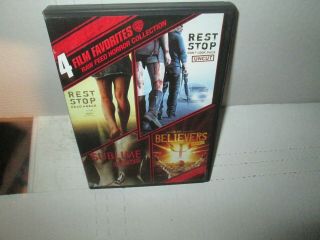 Rest Stop 1 & 2 / Believers / Sublime Rare 4 Movie Horror Dvd Set