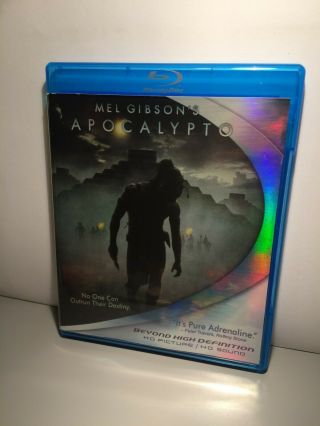 Apocalypto (blu - Ray Disc,  2007) Rare Mel Gibson Action Movie Raoul Trujillo