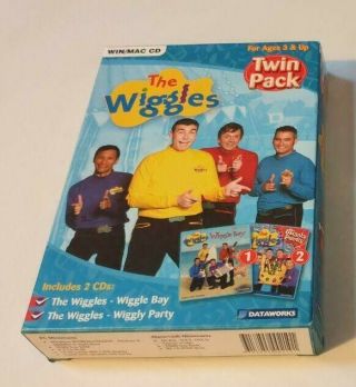 Rare - The Wiggles Wiggly Party Pc - Cd Rom For Kids Abc Dataworks