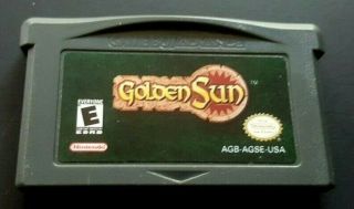 Authentic Gameboy Advance Game Sp Ds Dsl Golden Sun Rare Fun Rpg