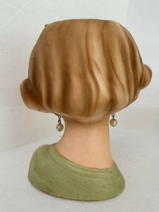 rare vintage lady head vase 4