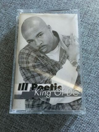 Ill Poetic - King Of Dc Rare 6 Track 1999 Cassette Vg,