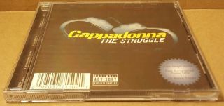 Cappadonna - The Struggle Cd Rare Oop East Coast Hip - Hop Rap Wu - Tang Clan Nm