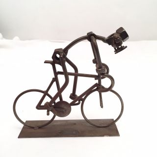 Hinz & Kunst Metal Bicycle Biking Bike Sculpture Very Rare