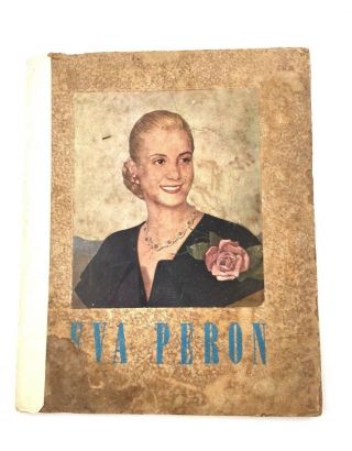1952 Eva Peron International Service Argentinian Publications Very Rare In Usa