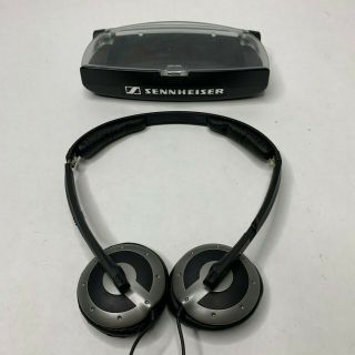 Sennheiser Px 200 Portable Travel Headphones Px200 With Hard Case Rare