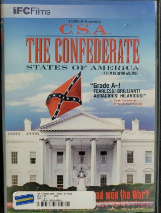 Csa: The Confederate States Of America (dvd,  2006) Spike Lee Rare Oop Guaranteed