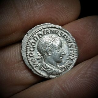 Gordian Iii Ar Den " Diana " Rare Gordian Iii Ad 238 - 244 Denarius
