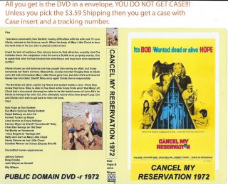 Cancel My Reservation Bob Hope Uncredited John Wayne Rare Dvd {you Choose Ship}