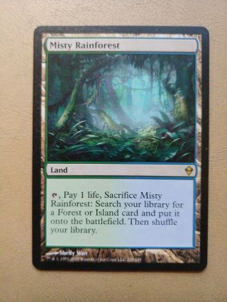 Misty Rainforest - Zendikar - Lp