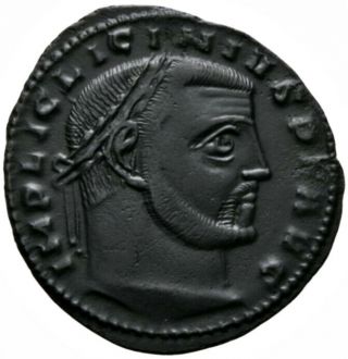 Licinius (315 Ad) Rare Follis.  Jupiter Thessalonica Ma 2661