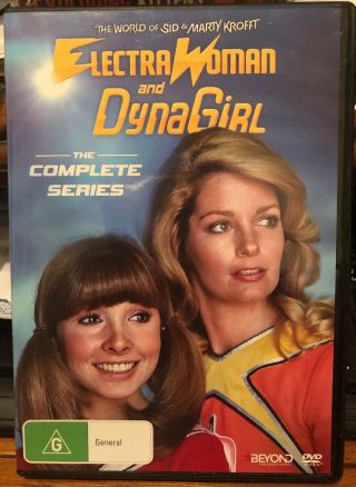 Electra Woman And Dynagirl: The Complete Series Dvd Region 4 Rare Sid & Marty