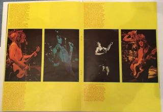 Ac/dc Rare 1978 Powerage Tour Book Bon Scott Angus Young Mott British Lions Acdc