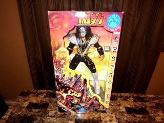 Ace Frehley Rare Signed Limited Kiss Destroyer 24 " Action Figure Statue Doll