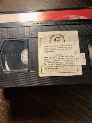 Chamber of Fear VHS Rare Cult Horror Big Box Unicorn Video Spanish Sleaze 6