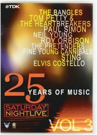 Saturday Night Live - 25 Years Of Music - Vol.  3 - (dvd,  2003) - Oop/rare - W/insert