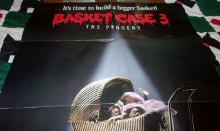 Basket Case 3 movie rental poster 1991 horror Halloween rare 2