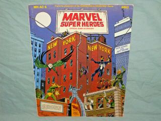 Marvel Heroes Aid - Mhac - 6 York,  York (rare With Map And Wheel)