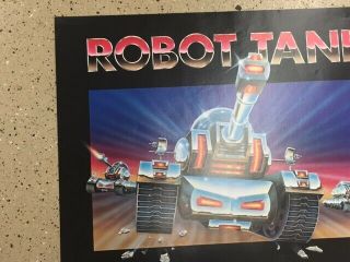 1980 ' s Rare Activision robot tank videogame Poster 29x23 Atari 3