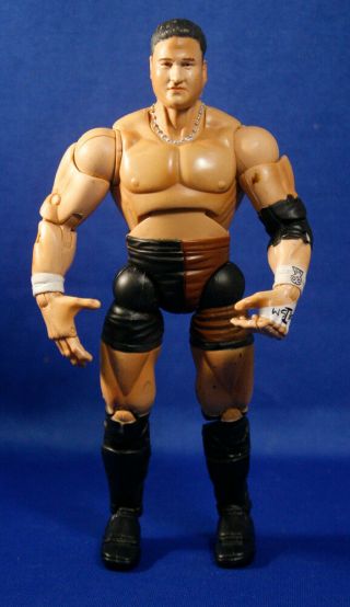 Toybiz Tna Impact Samoa Joe 6 " Wrestling Action Figure Loose Custom Fodder Rare