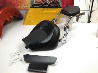 Rare Oem Harley Rocker C Trick Convertible Seat Passenger Seat & Solo Seat