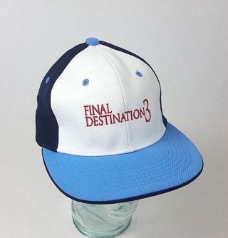 Final Destination 3 Fitted Baseball Hat Cap Horror Gore Rare Movie Promotional