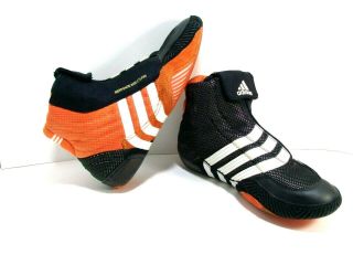 Rare Adidas Orange/black Response Wrestling Shoes Size 7