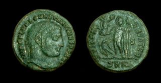 Constantine The Great Follis Iovi Conservatori Nicomedia Ric Rarity: R3 (rare)