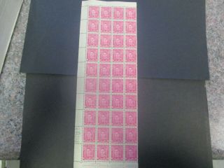 Pre Decimal Stamps: Kgvi Part Sheet Mnh Rare - Post (d321