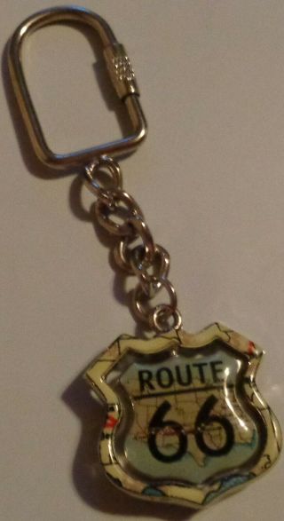 Rare Drive On This Road Going West Route 66 Spinner Key Chain