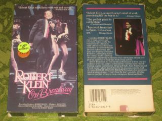 Robert Klein On Broadway Vhs Video Rare Movie Not On Dvd