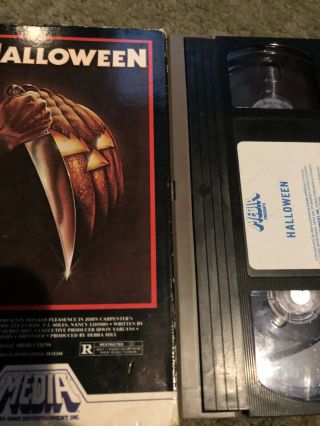 Halloween (VHS,  1981) Rare Media 1981 Carpenter Horror Cult Classic 4