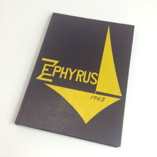 Rare Zephyrus 1963 Astoria High School Student Yearbook Oregon | Vintage Old