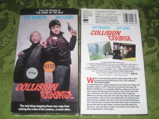 Collision Course Vhs Video Jay Leno Pat Morita Rare Movie Not On Dvd