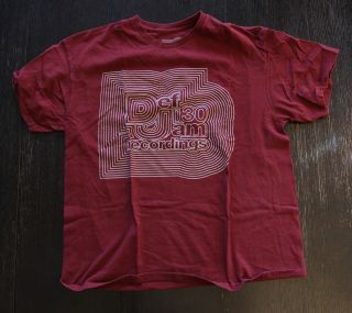 Rare Def Jam 30th Anniversary T - Shirt - Very Cool Sz Xl