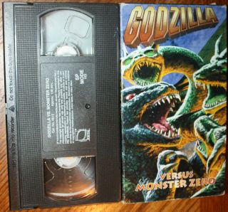 Godzilla Versus Monster Zero (vhs) Inoshiro Honda.  Vg Cond.  Rare Horror Alien Vs