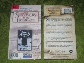 Survivors Of The Holocaust Vhs Video Steven Spielberg Rare Movie Not On Dvd