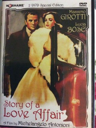 Story Of A Love Affair Dvd Out Of Print Rare 2 - Disc Special Edition