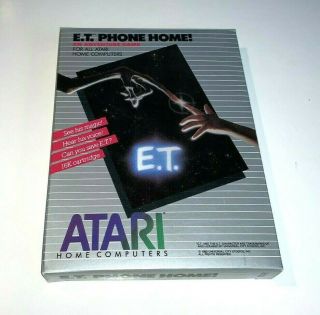 Atari Home Computers " E.  T.  Phone Home " Game Cib 8 - Bit Et Rare