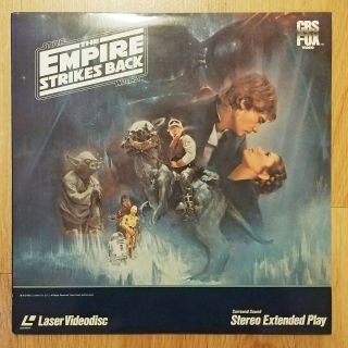 The Empire Strikes Back Laserdisc 1984 Cbs Fox Video Star Wars Rare