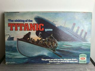 RARE 1976 Sinking Of Titanic Board Game,  Ideal (Complete minus instructions) 7