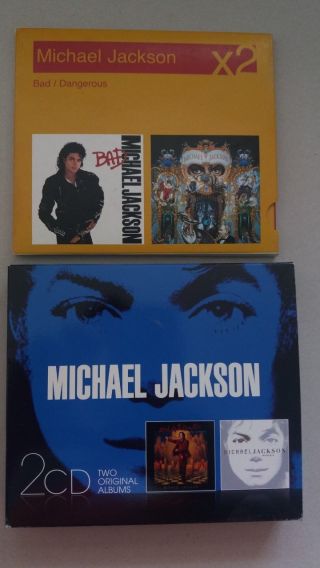 4 Cd Bad,  Dangerous,  Invincible,  Blood On The Dance Floor Michael Jackson,  Rare