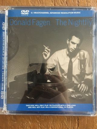 Donald Fagen - The Nightfly Dvd - Audio Advanced Resolution 5.  1 Surround Rare Oop